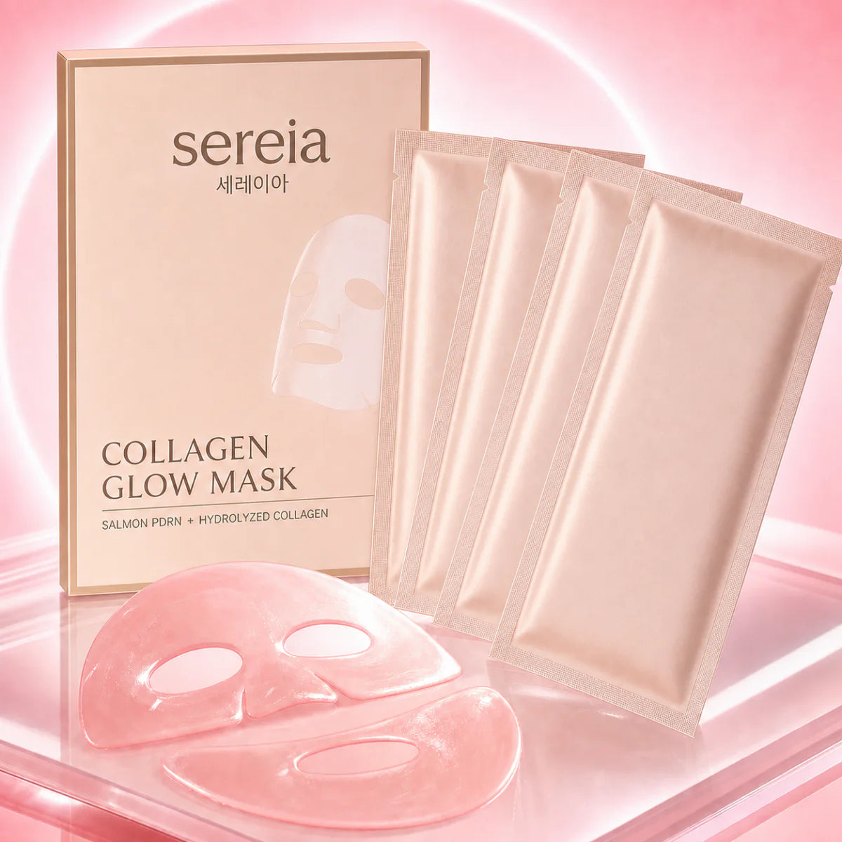 Salmon-PDRN collagen glow mask (1-pack)