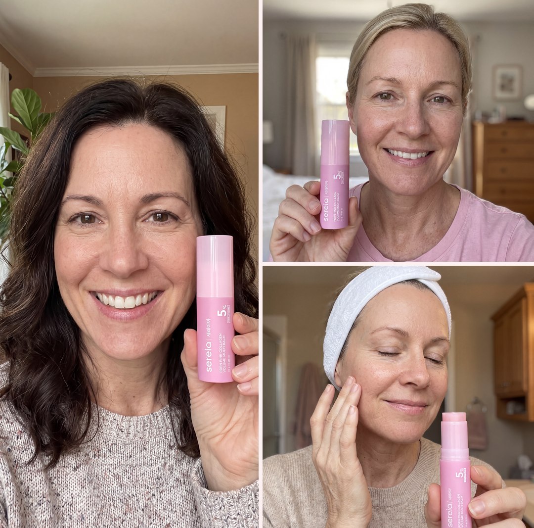 Women over 40 using the sereia Replumping Balm Stick